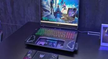 Unveils Project Acer DualPlay: A Gaming Laptop with Detachable Controller Concept